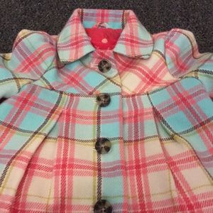 Cherokee Plaid Pea/Swing Coat